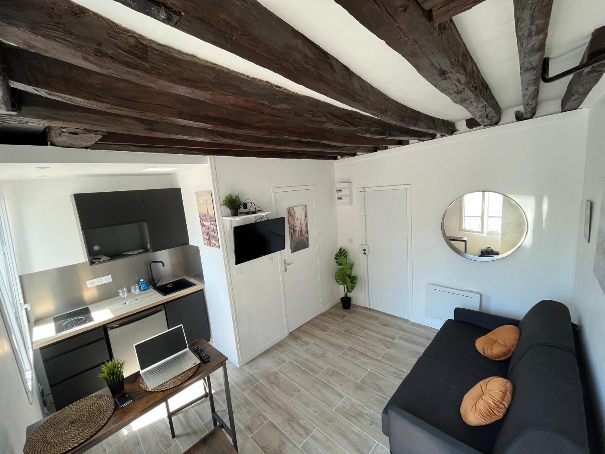 Charmant Studio Au Coeur Du Marais Paris Luaran gambar